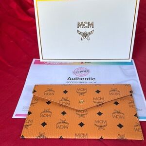 MCM Pouch with Signature Monogram
